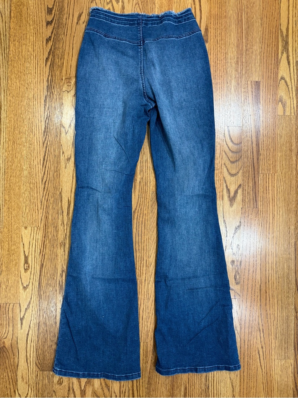 Urban Outfitters BDG Ruched Dipped V Flare Stretchy Side-zip Jeans (28) - Picture 2 of 10